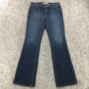 J Brand Jeans Womens 28 Blue Flared Leg Medium Wash Mid Rise Stretch Inseam 33"